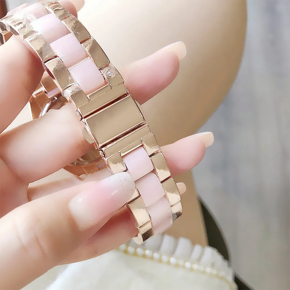 Top Brand Watches Women Luxury Stainless Steel Bracelets Women Quartz Wristwatches Fashion Elegant Ladies Watches Reloj Mujer