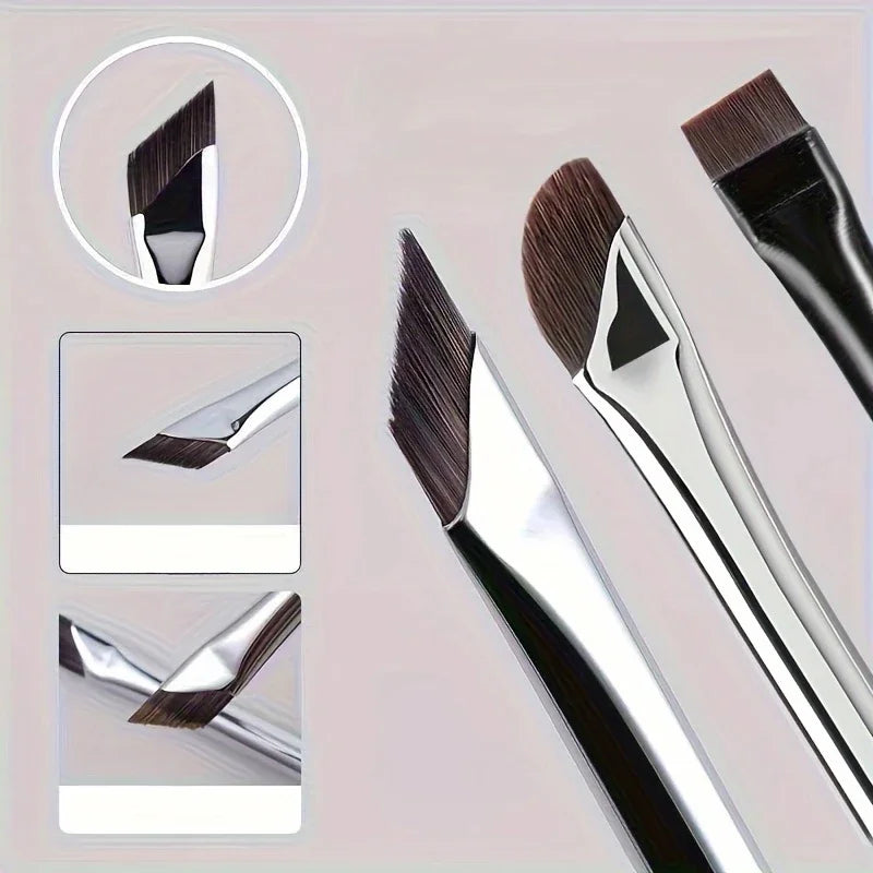 3 pieces of new clothes combination extremely fine new sickle eyeliner brush bevel beginner makeup tools