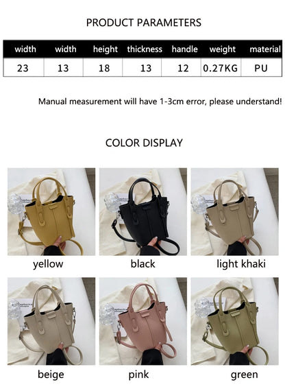 Bucket Handbags Women 2026 New Large Capacity Shoulder Crossbody Bags Luxury Designer Ladies Texture Leatrher Tote Bags