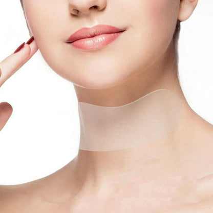 Reusable Silicone Anti Wrinkle Neck Pad Silicon Transparent Anti Microgroove Removal Neck Skin Care Silica Gel Patch Facial Care