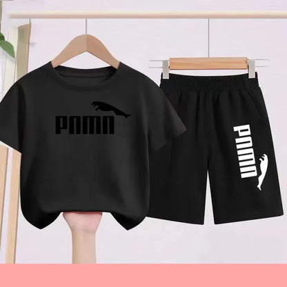 Summer 2 Piece Set 3-12 Age Children T-Shirt
