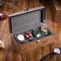 Wooden Watch Box Mens Watch Case Storage Box Travel Luxury Watches Organizer Display Collection Portable Storage Boxes Men Gift