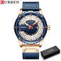 CURREN Brand Quartz Watch Men New Fashion Waterproof Casual Business Military Men Watch Auto Date Watches Relogio Masculino
