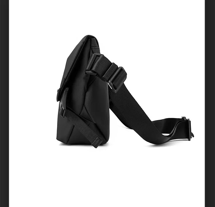 New Versatile Work Suit Shoulder Bag Men's Casual Single Crossbody Backpack Trendy Small Square Chest Bags Мужская сумка Bolsas