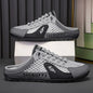 Summer Men's Mesh Slip on Half Slippers Fashion Man's