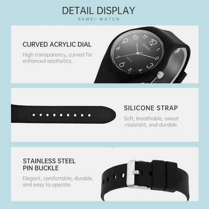 SKMEI 7091 Kids Quartz Wristwatch For Students Youth Cool Casual Creative Sport Children's Wtatch Relogio Fashion Watches