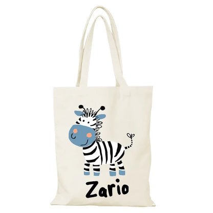 New Handbags Cute the Tote Bag Cartoon Women's Handbag Lady Bags Folding Shopping Bag Eco Shopper Beach Cloth Canvas Shoulder