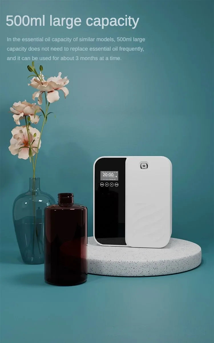 Aroma Diffuser 1000m³ Electric Smell Perfume Essential Oils Air Freshener 500ML Capacity Fragrance Flavoring