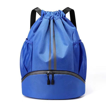 Sport Drawstring Backpack – Dry & Wet Separation Gym Bag