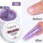 30ML Glitter Poly Nail Gel Hema Free Pink Glitter Acrylic Gel Finger Extension Nail Gel Semi-Permanent Nail Varnish For Manicure