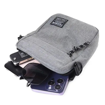 Men's Bag, Available In Single Shoulder Or Cross-body Design, Suitable For Daily Use During School. Made Of Nylon Material