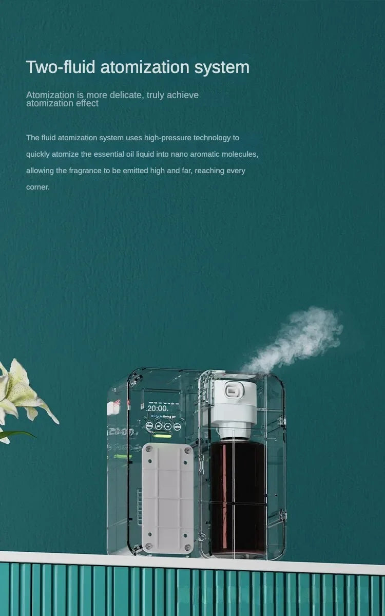 Aroma Diffuser 1000m³ Electric Smell Perfume Essential Oils Air Freshener 500ML Capacity Fragrance Flavoring