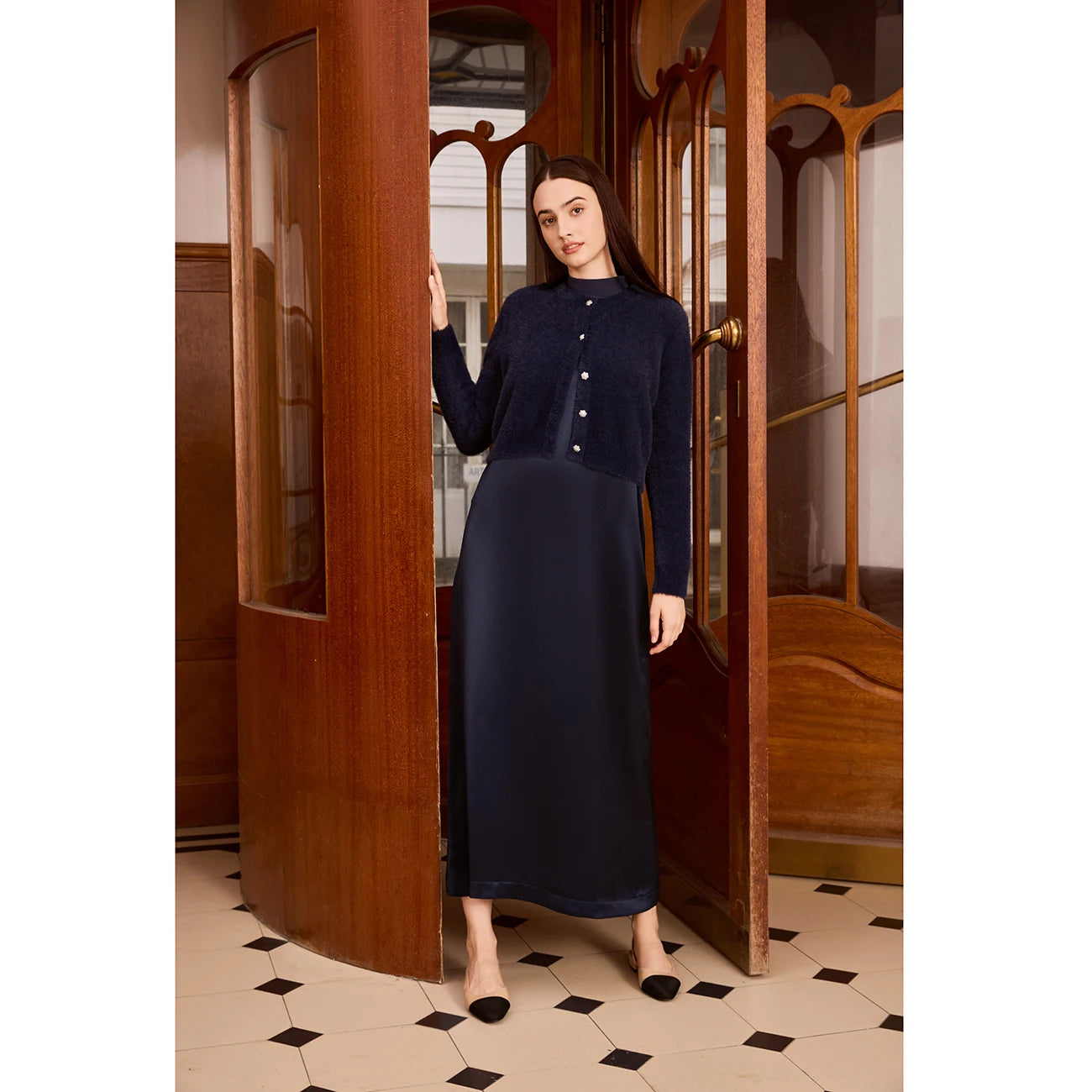 AP Mulheres 2026 Outono e Inverno Mohair Cardigan Senhora Personalizado