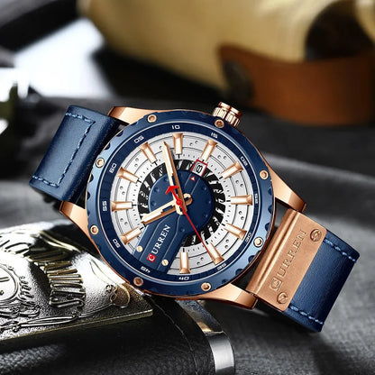 CURREN Brand Quartz Watch Men New Fashion Waterproof Casual Business Military Men Watch Auto Date Watches Relogio Masculino