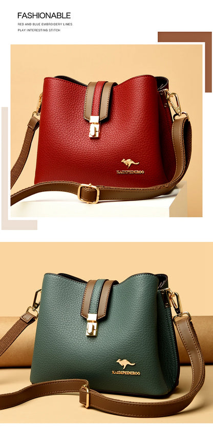 Women Bags Designer Handbags Casual Leather Cowhide High Capacity Shoulder Crossbody Bags for Women 2022 The New Luxury Handbags