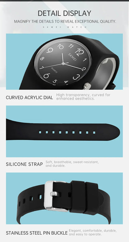 SKMEI 7091 Kids Quartz Wristwatch For Students Youth Cool Casual Creative Sport Children's Wtatch Relogio Fashion Watches