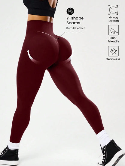 Bestselling Women's High-Waisted Tummy Control Peach Ass Running Fitness