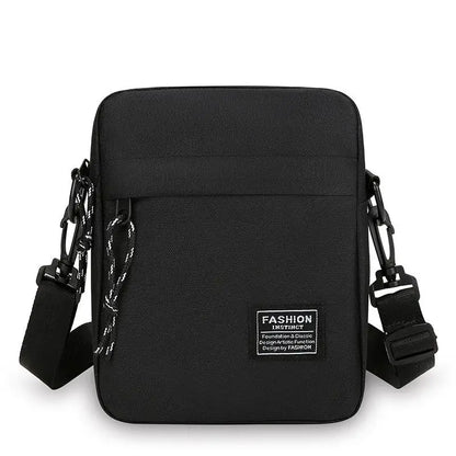 Men's Bag, Available In Single Shoulder Or Cross-body Design, Suitable For Daily Use During School. Made Of Nylon Material