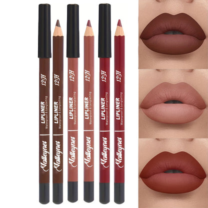6 Color Velvet Matte Lip Liner Set