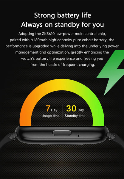 LIGE New Bluetooth Call Smart Watches Women Wrist Watch Sports Fitness Watches IP67 Waterproof Smartwatch For iPhone Android iOS