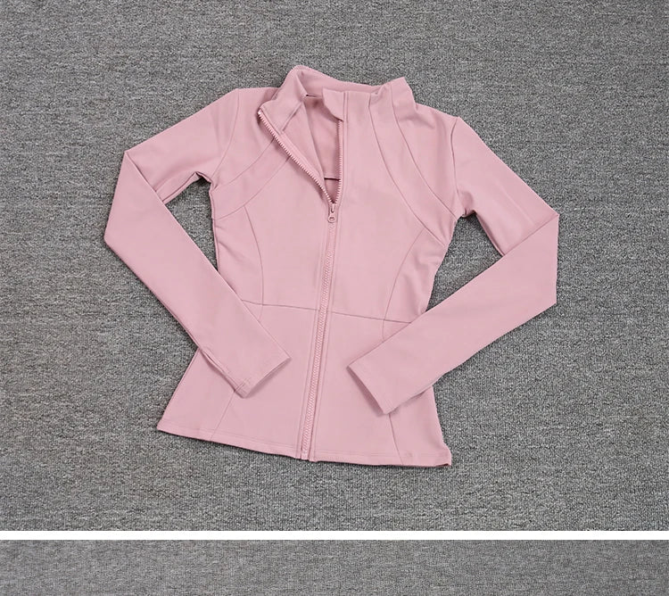 Women's Sport Zip Jacket – Quick-Dry Breathable Running & Yoga Top