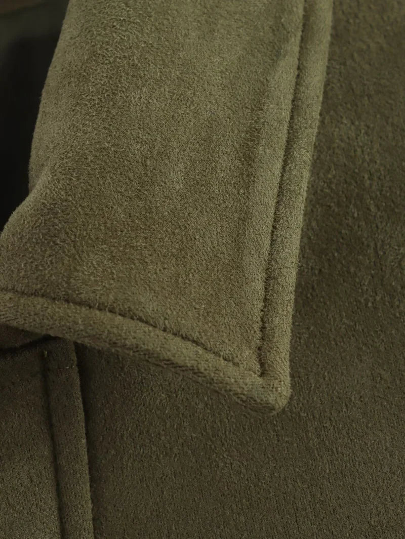 Styledora Suede Oversized Jacket