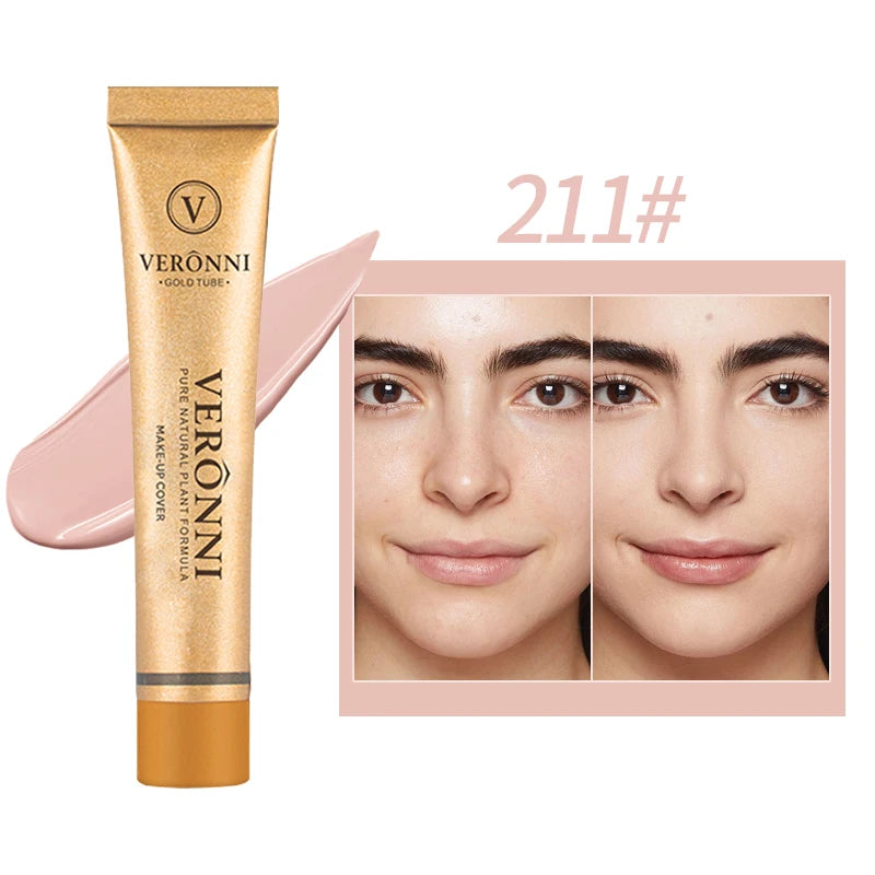14 color Matte Finish Concealer Stick,Long-Lasting Foundation Makeup