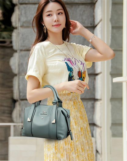 Luxury Handbags Woman Bags Designer Big Shoulder Bags for Women's 2024 Trendy Large Capacity Ladies Leather Hand Casual Tote Bag