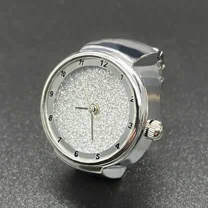 RetroGem New Fashion Personality Ring Watches Adjustable  Women's Party Banquet Jewelry Finger Accessories Rings Gifts for Women
