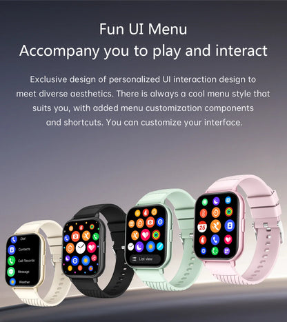 LIGE New Bluetooth Call Smart Watches Women Wrist Watch Sports Fitness Watches IP67 Waterproof Smartwatch For iPhone Android iOS