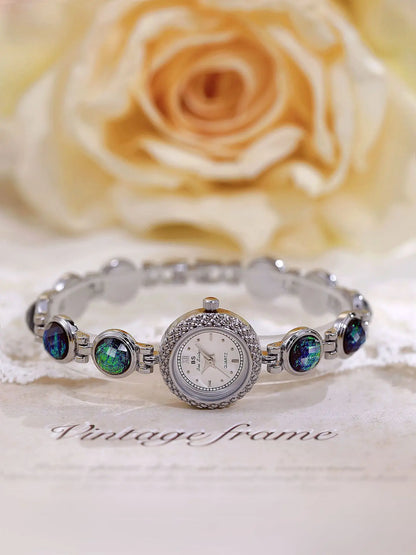 Gold Women Bracelet Watches Luxury Brand Dress Quartz Small Dial Ladies Wrist Watches Rhinestone Rose Gold Watches For Women