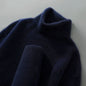 100% wool high neck sweater with pullover for men