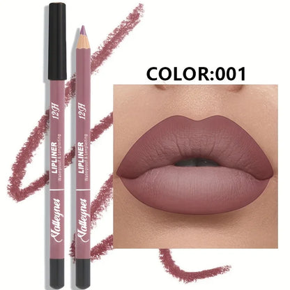 6 Color Velvet Matte Lip Liner Set