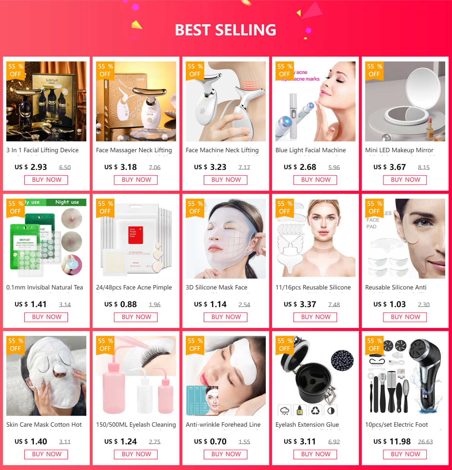 Reusable Silicone Anti Wrinkle Neck Pad Silicon Transparent Anti Microgroove Removal Neck Skin Care Silica Gel Patch Facial Care