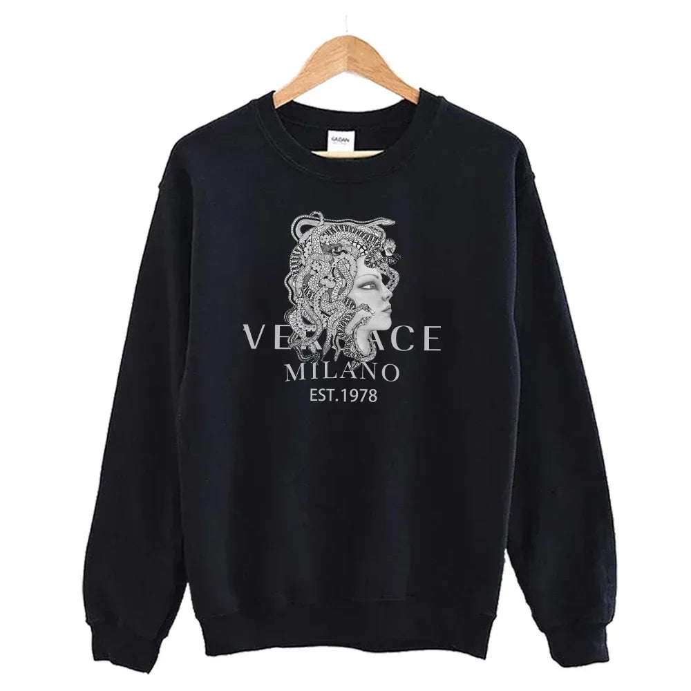 Men's Autumn Round Neck Sweatshirt + Sweatpants Luxury for Men