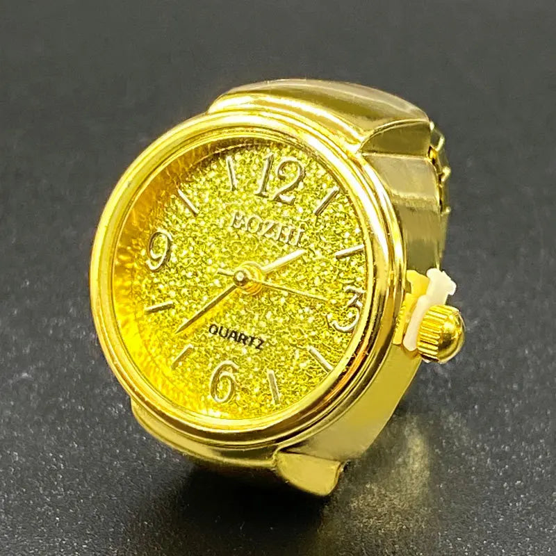 RetroGem New Fashion Personality Ring Watches Adjustable  Women's Party Banquet Jewelry Finger Accessories Rings Gifts for Women