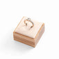 Wooden Ring Display Stand Rings Organizer Jewelry Holder Jewelry Show Props Jewelry Box Packaging Leather And Velvet Case