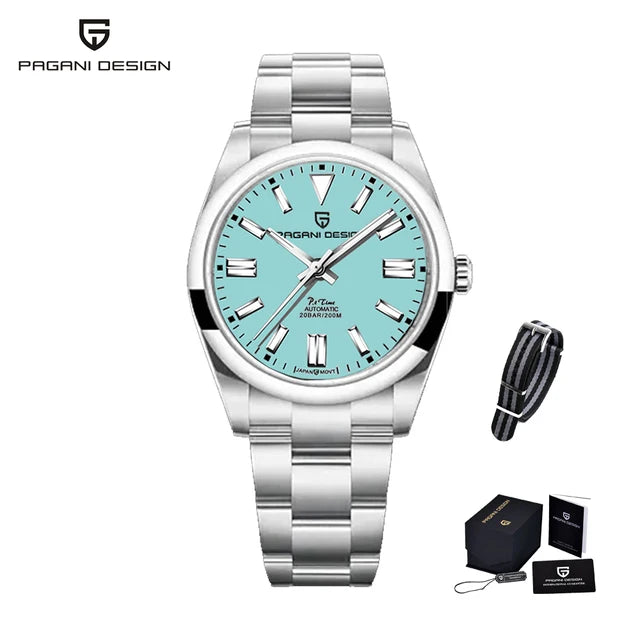 PAGANI DESIGN Luxury Classic Men‘s Mechanical Automatic Watches NH35A Stainless Steel Sports Waterproof Sapphire Clock PD1690