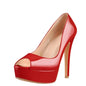 Crossdresser Sexy StilettosWomen Platform Peep Toe High Heel Sandals
