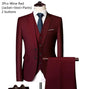 Suits For Men 3 Pieces Set Elegant Wedding  Fashion Classic Full Jackets Vest Pants Blazers Outfit 2026 Formal Costume