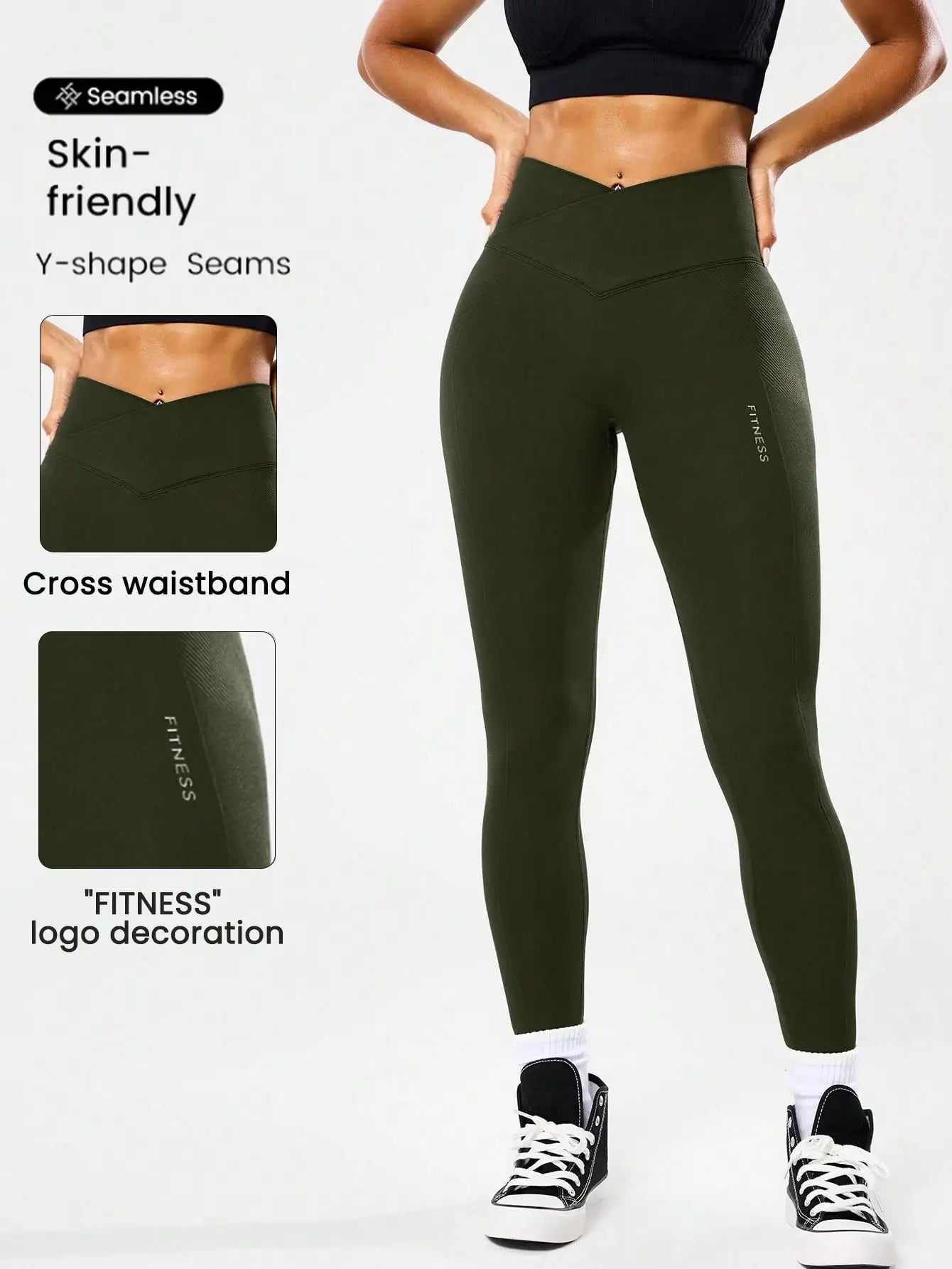 Bestselling Women's High-Waisted Tummy Control Peach Ass Running Fitness