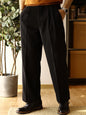 2025 Spring Trendy Mens Trousers Solid Color Pleated Loose Straight Pants Men Leisure Breathable Suit Trousers Men's Clothing