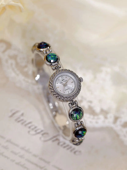 Gold Women Bracelet Watches Luxury Brand Dress Quartz Small Dial Ladies Wrist Watches Rhinestone Rose Gold Watches For Women