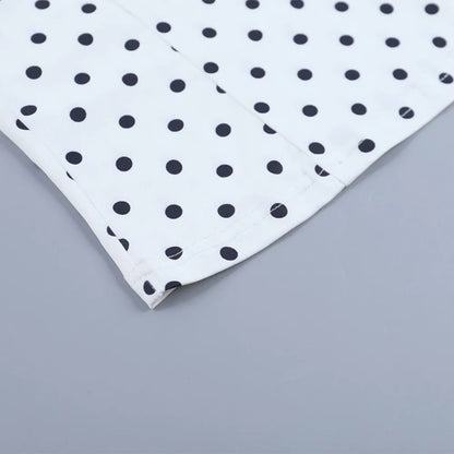 New Lace Splicing Lace Camisole Top Polka Dot Sleeveless Design Polka Dot Top Trendy Slim Fit Top Y2K Fashion
