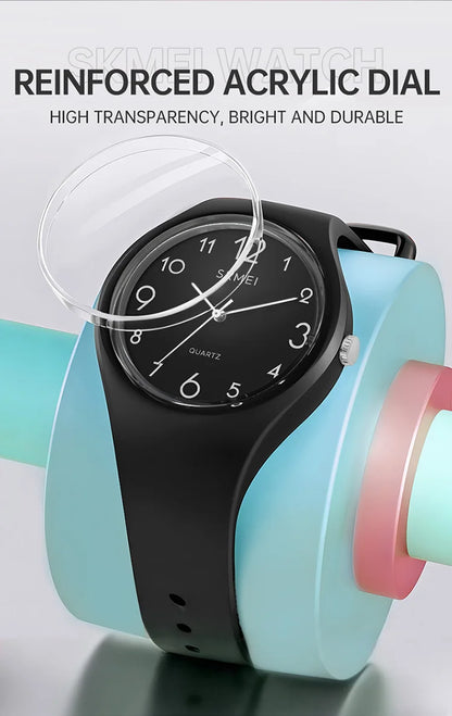 SKMEI 7091 Kids Quartz Wristwatch For Students Youth Cool Casual Creative Sport Children's Wtatch Relogio Fashion Watches