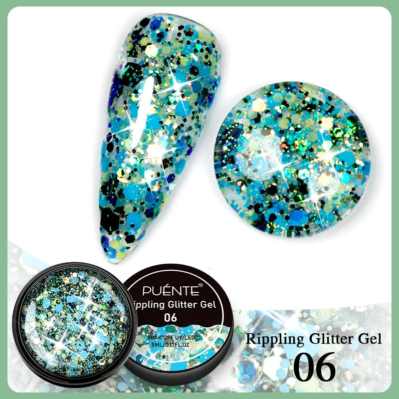 30ML Glitter Poly Nail Gel Hema Free Pink Glitter Acrylic Gel Finger Extension Nail Gel Semi-Permanent Nail Varnish For Manicure