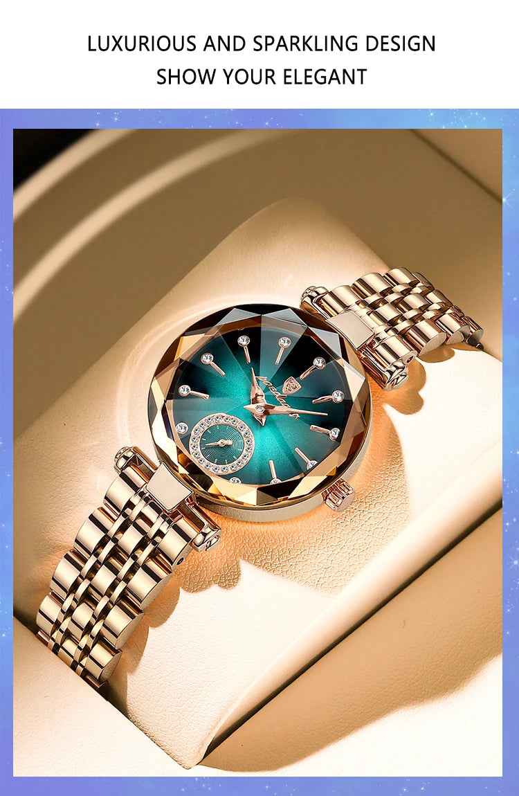 POEDAGAR Elegant Luxury Women's Quartz Watches Waterproof Stainless Steel Watch for Woman Casual Fashion Ladies Wristwatch reloj