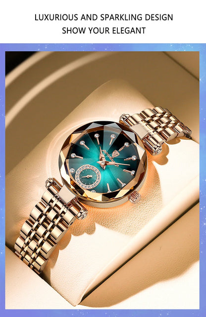 POEDAGAR Elegant Luxury Women's Quartz Watches Waterproof Stainless Steel Watch for Woman Casual Fashion Ladies Wristwatch reloj