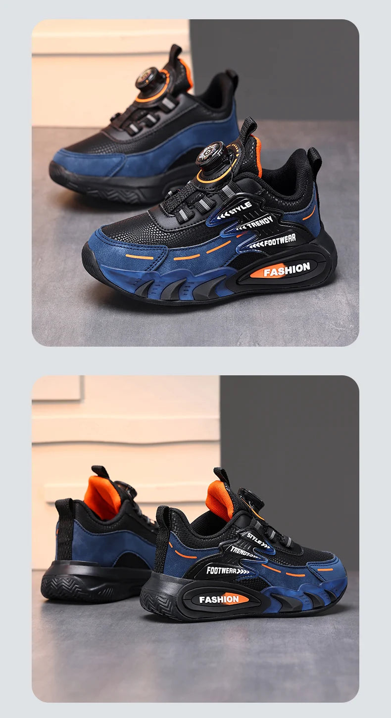 Leather Boys Kids Sneakers For Girls School Casual Outdoor