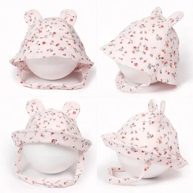 2026 Newborn Boys Girls Bucket Hat Summer Kids